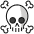 Skull And Crossbones Emoji from OpenMoji Set