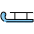 Sled Emoji from OpenMoji Set
