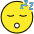 Sleeping Face Emoji from OpenMoji Set