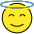 Smiling Face With Halo Emoji from OpenMoji Set