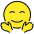 Smiling Face With Open Hands Emoji from OpenMoji Set