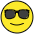 Smiling Face With Sunglasses Emoji from OpenMoji Set