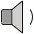 Speaker Low Volume Emoji from OpenMoji Set