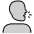 Speaking Head Emoji from OpenMoji Set