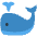 Spouting Whale Emoji from Twemoji Set