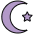 Star And Crescent Emoji from OpenMoji Set