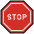 Stop Sign Emoji from OpenMoji Set