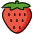 Strawberry Emoji from OpenMoji Set
