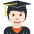 Student Light Skin Tone Emoji from Twemoji Set
