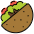 Stuffed Flatbread Emoji from OpenMoji Set