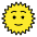 Sun With Face Emoji from OpenMoji Set