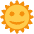 Sun With Face Emoji from Twemoji Set