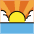 Sunrise Emoji from OpenMoji Set
