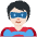 Superhero Light Skin Tone Emoji from Twemoji Set