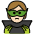 Supervillain Light Skin Tone Emoji from OpenMoji Set