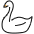 Swan Emoji from OpenMoji Set