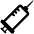 Syringe High Contrast Emoji from Fluent Emoji High Contrast Set