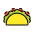 Taco Emoji from OpenMoji Emoji Set