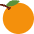 Tangerine Emoji from Twemoji Set