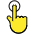 Tap Emoji from OpenMoji Set