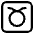 Taurus High Contrast Emoji from Fluent Emoji High Contrast Set