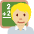 Teacher Medium Light Skin Tone Emoji from Twemoji Set