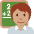 Teacher Medium Skin Tone Emoji from Twemoji Set