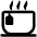 Teacup Without Handle High Contrast Emoji from Fluent Emoji High Contrast Set