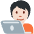 Technologist Light Skin Tone Emoji from Twemoji Set