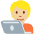 Technologist Medium Light Skin Tone Emoji from Twemoji Set