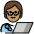 Technologist Medium Skin Tone Emoji from OpenMoji Set