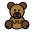 Teddy Bear Emoji from OpenMoji Set