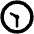 Ten Thirty High Contrast Emoji from Fluent Emoji High Contrast Set