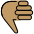 Thumbs Down Medium Skin Tone Emoji from OpenMoji Set
