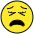 Tired Face Emoji from OpenMoji Set