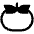 Tomato High Contrast Emoji from Fluent Emoji High Contrast Set