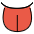 Tongue Emoji from OpenMoji Set