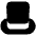 Top Hat High Contrast Emoji from Fluent Emoji High Contrast Set