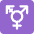 Transgender Symbol Emoji from Twemoji Set