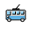 Trolleybus Emoji from OpenMoji Set