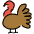 Turkey Emoji from OpenMoji Set