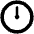 Twelve Oclock High Contrast Emoji from Fluent Emoji High Contrast Set
