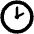 Two Oclock High Contrast Emoji from Fluent Emoji High Contrast Set