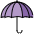 Umbrella Emoji from OpenMoji Set