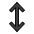 Up Down Arrow Emoji from OpenMoji Set