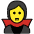Vampire Emoji from OpenMoji Emoji Set
