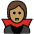 Vampire Medium Skin Tone Emoji from OpenMoji Set