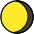 Waning Gibbous Moon Emoji from OpenMoji Set