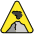 Warning Volcano Emoji from OpenMoji Set