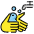 Wash Hands Emoji from OpenMoji Set
